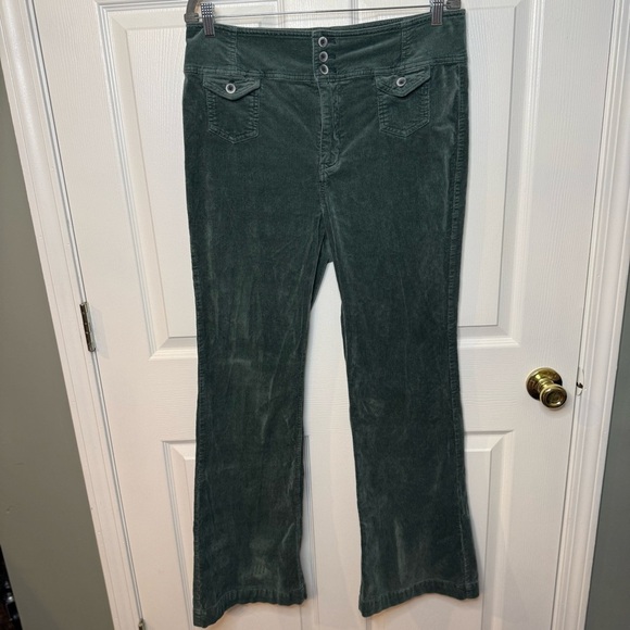 Pilcro and the Letterpress High Rise Trouser Bootcut Corduroy Pants Size 32 GUC - Picture 1 of 8